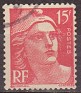France 1949 Characters 15 F Red Scott 614. Francia 614. Uploaded by susofe